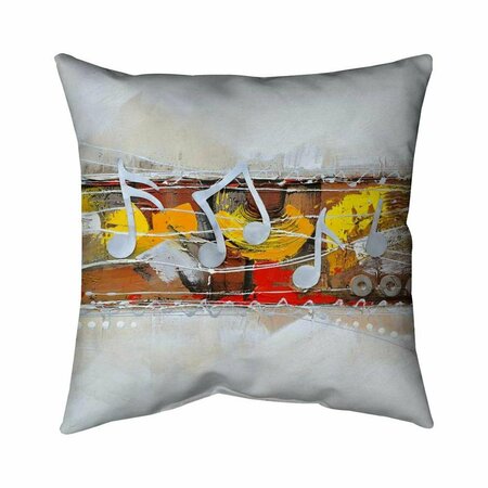 BEGIN HOME DECOR 20 x 20 in. Harmony-Double Sided Print Indoor Pillow 5541-2020-MU11